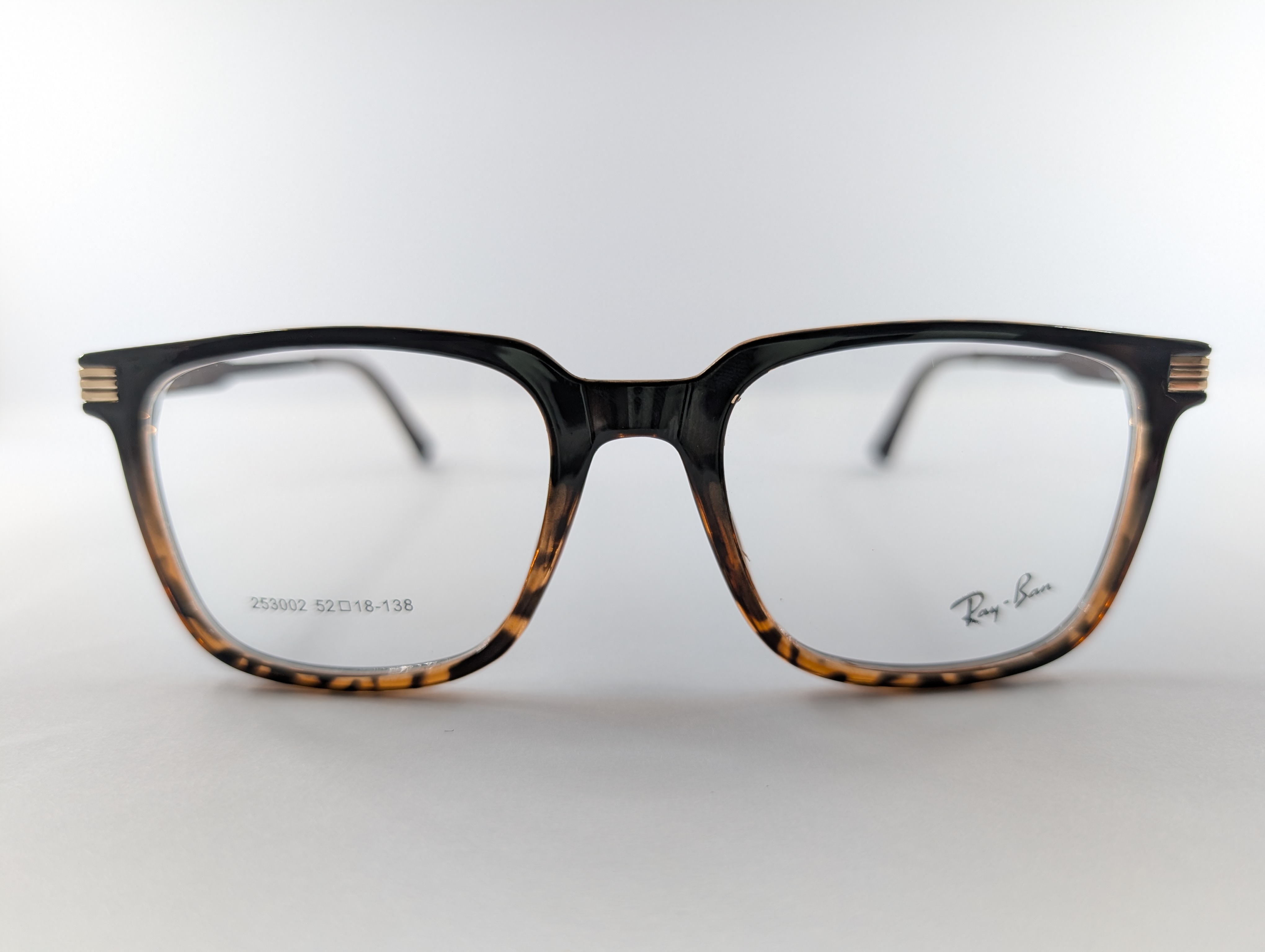 RAYBAN EYEWEAR (BLACK/BROWN)Q0016 - View 1