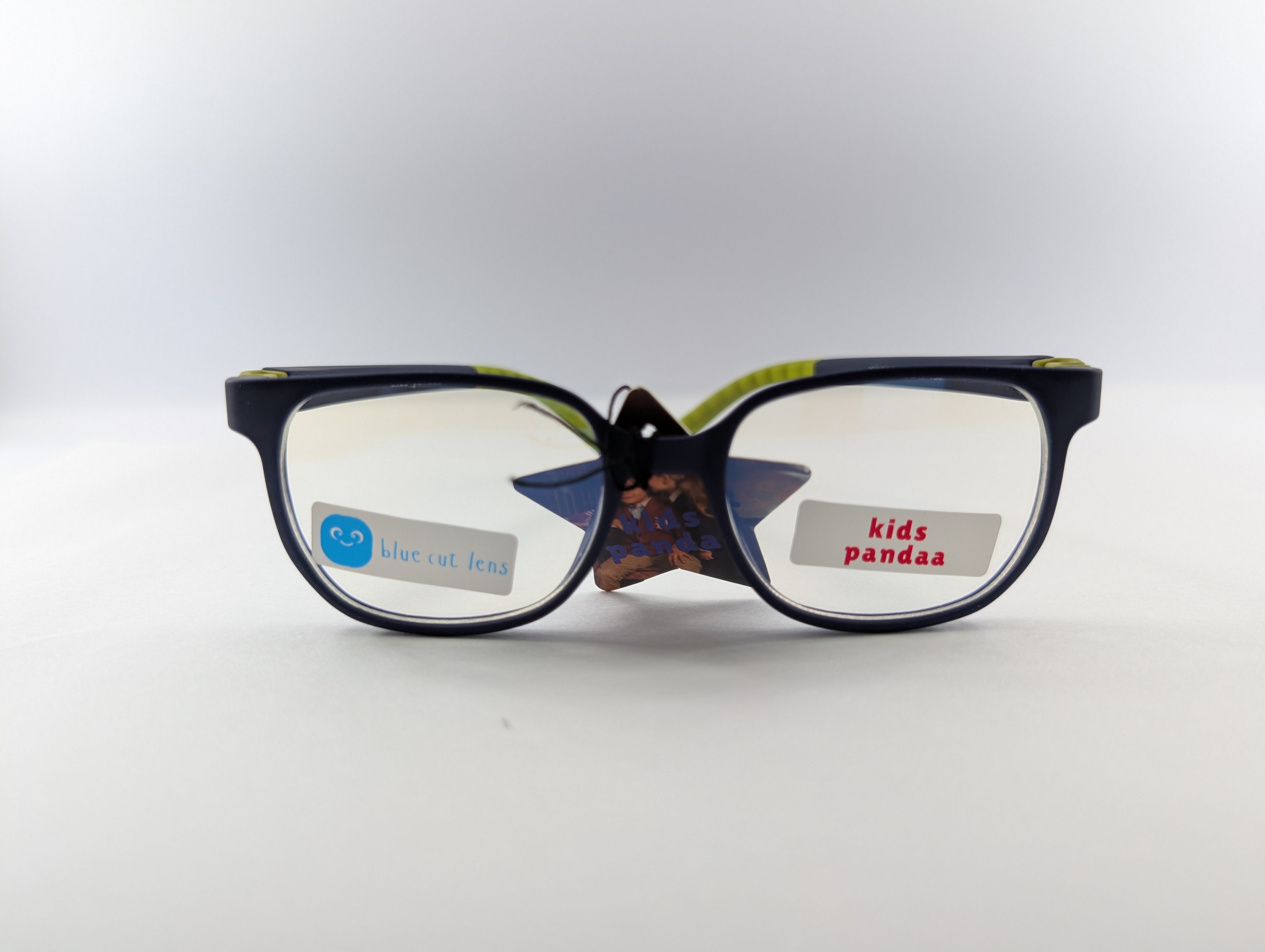 KIDS PANDA BLUE CUT (NEON GREEN) Q0031 - View 1