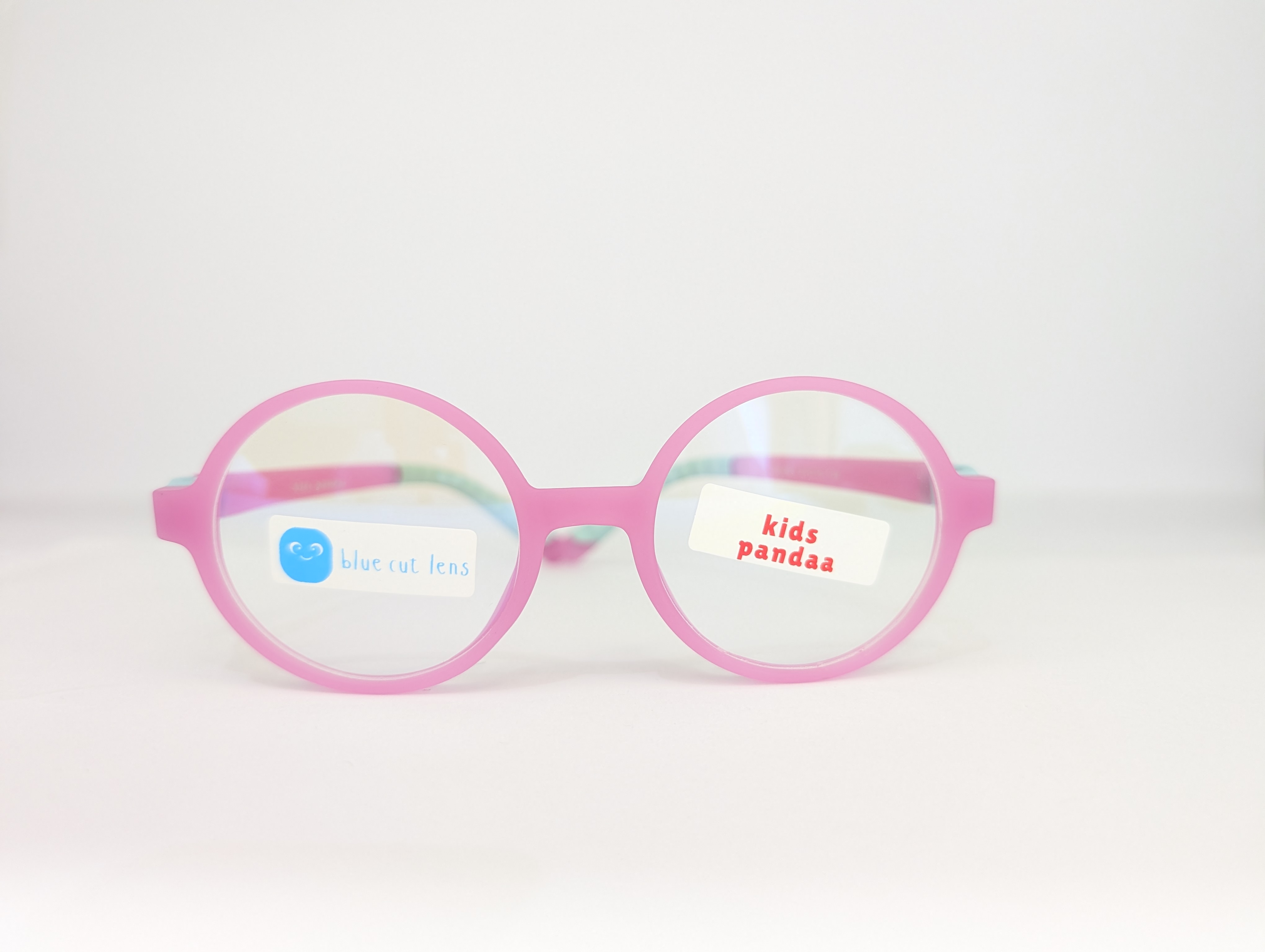 KIDS PANDA BLUE CUT (MATTE PINK) Q0066 - View 1