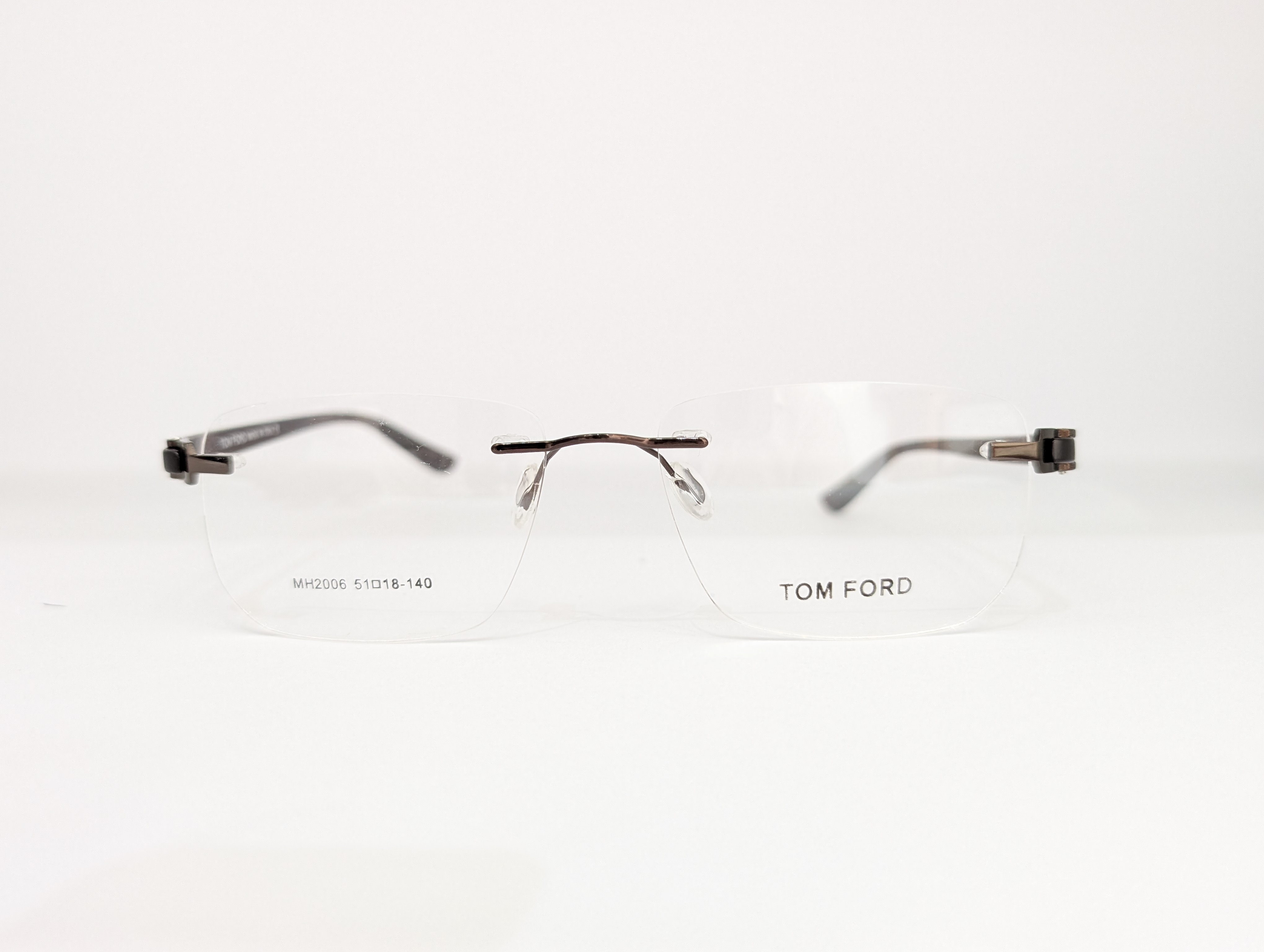 TOMFORD EYEWEAR (GUNMETAL/BROWN) Q0095 - View 1