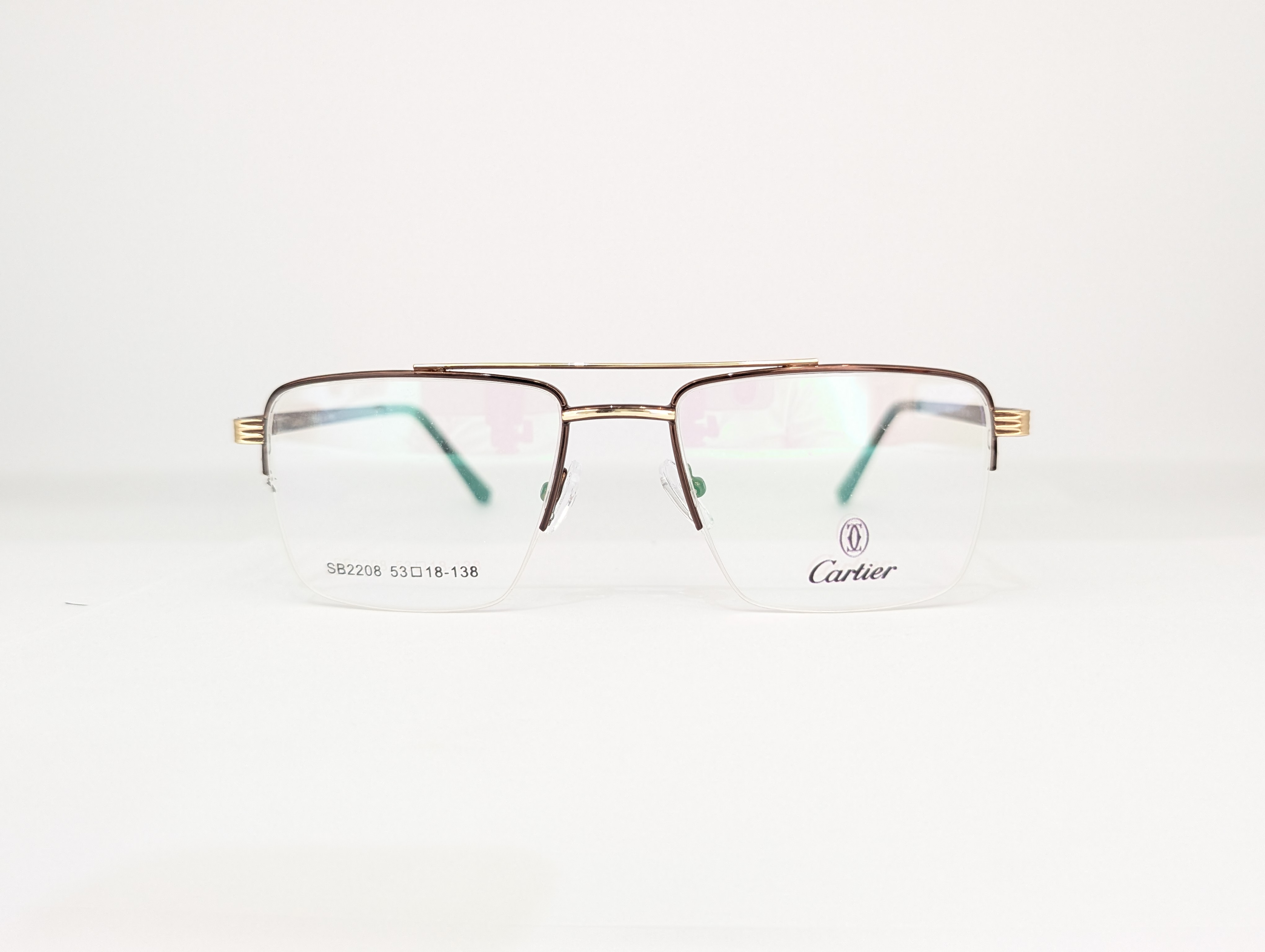 CARTIER EYEWEAR (GOLD/BROWN) Q00101 - View 1