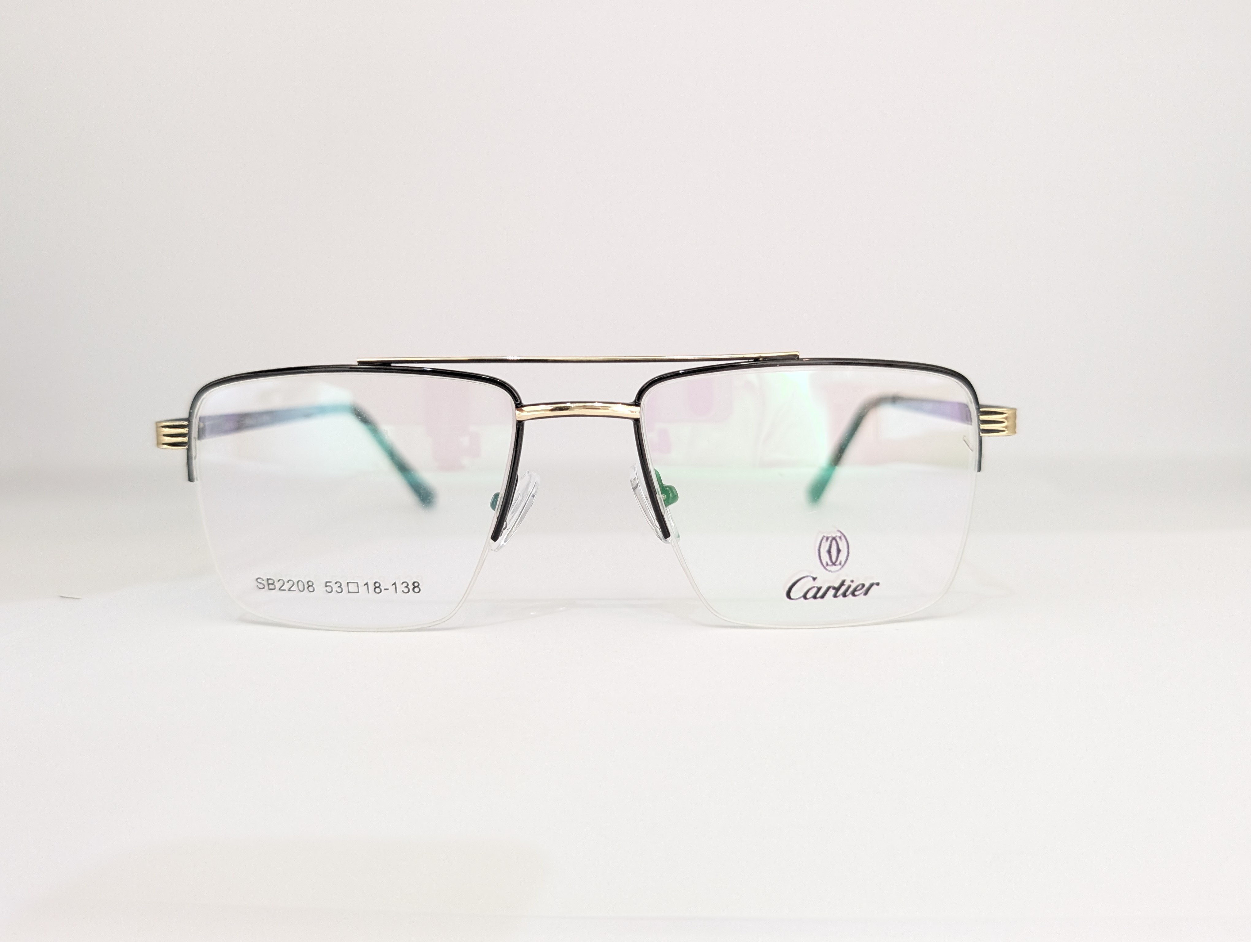CARTIER EYEWEAR (GOLD/BLACK) Q00102 - View 1