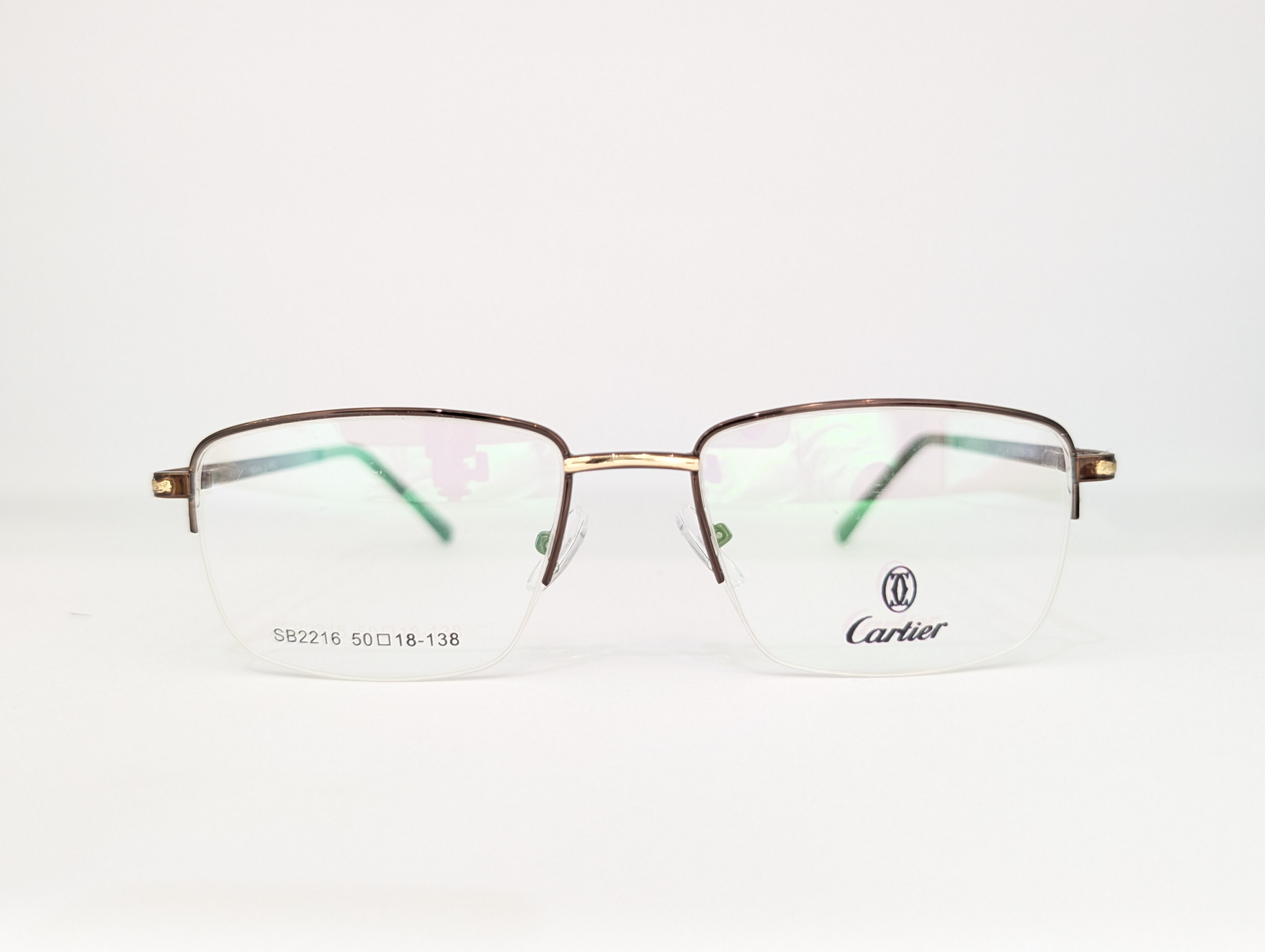 CARTIER EYEWEAR (BROWN/GOLD) Q00123 - View 1