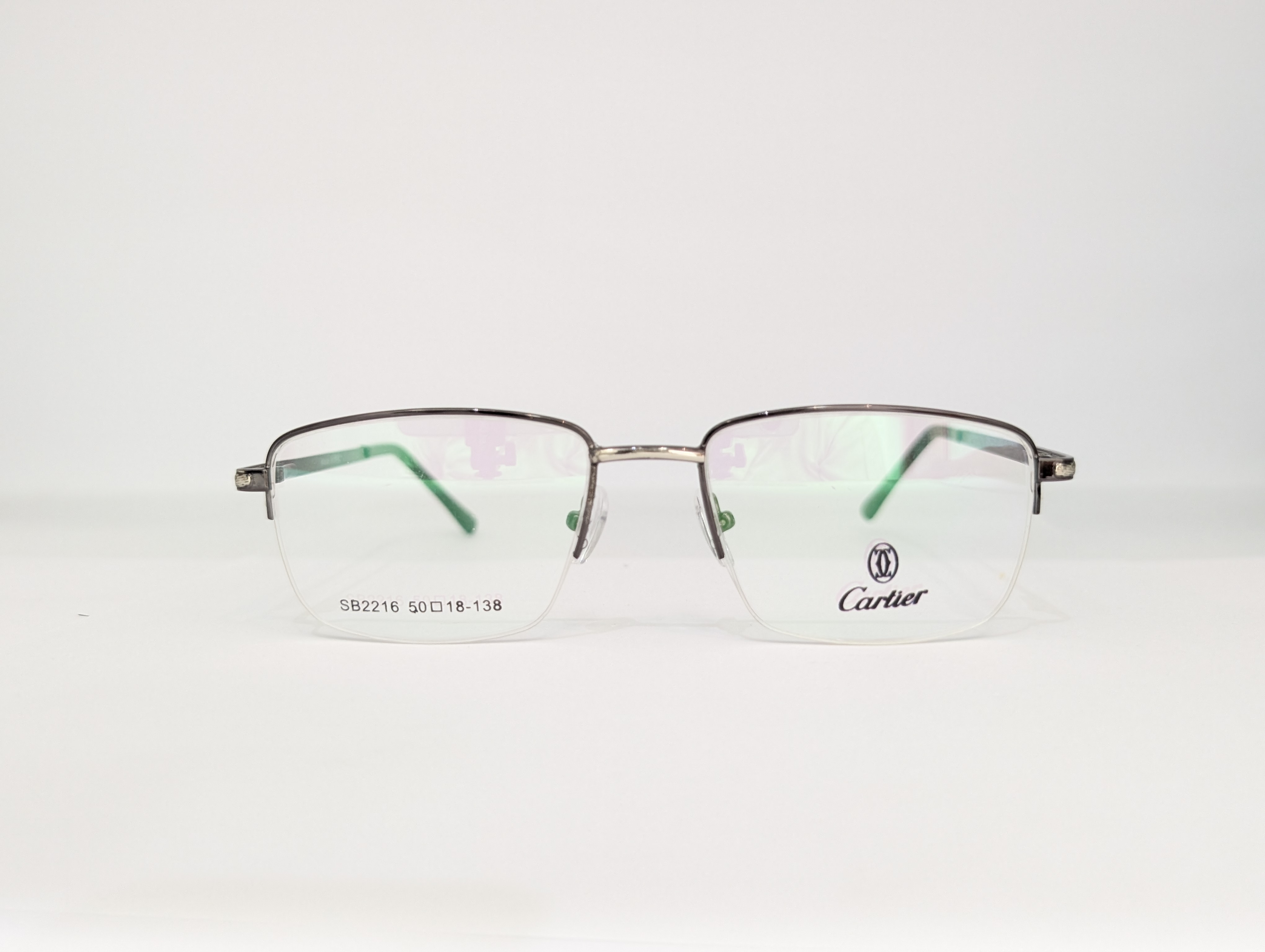 CARTIER EYEWEAR (BROWN/SILVER) Q00124 - View 1