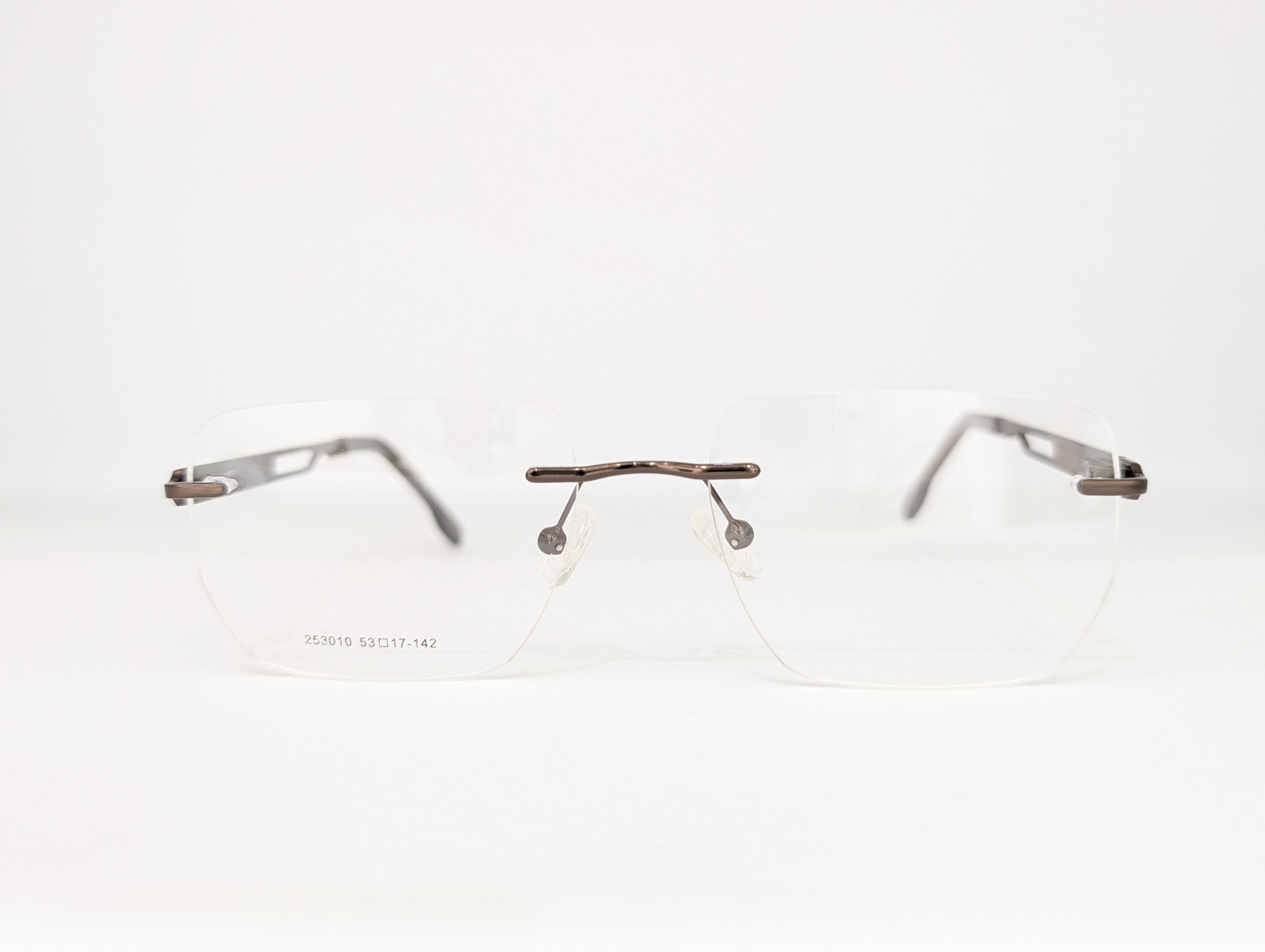 RIMLESS EYEWEAR ( BROWN BRONZE) Q00125 - View 1