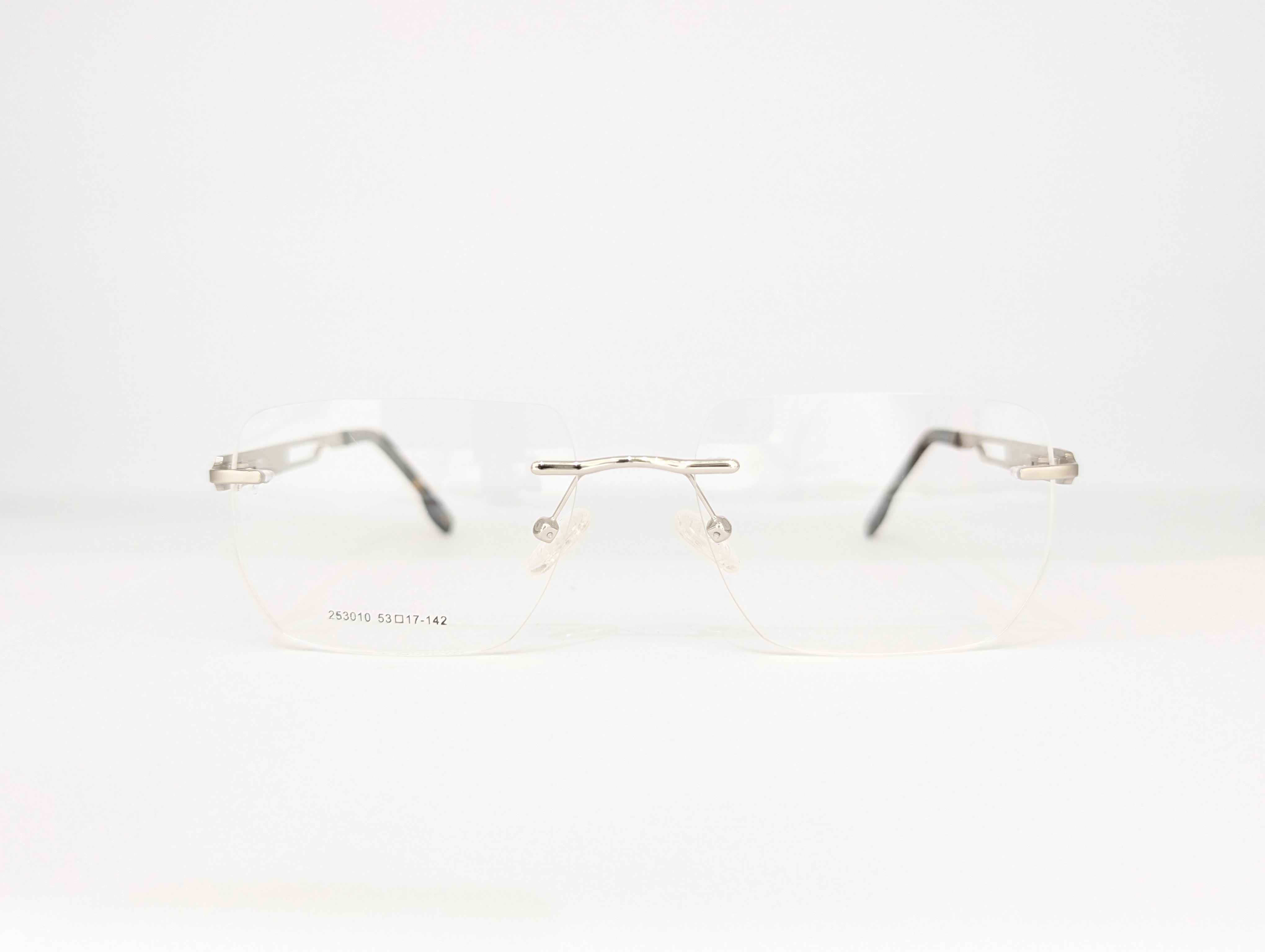 RIMLESS EYEWEAR( MATTE SILVER) Q00126 - View 1