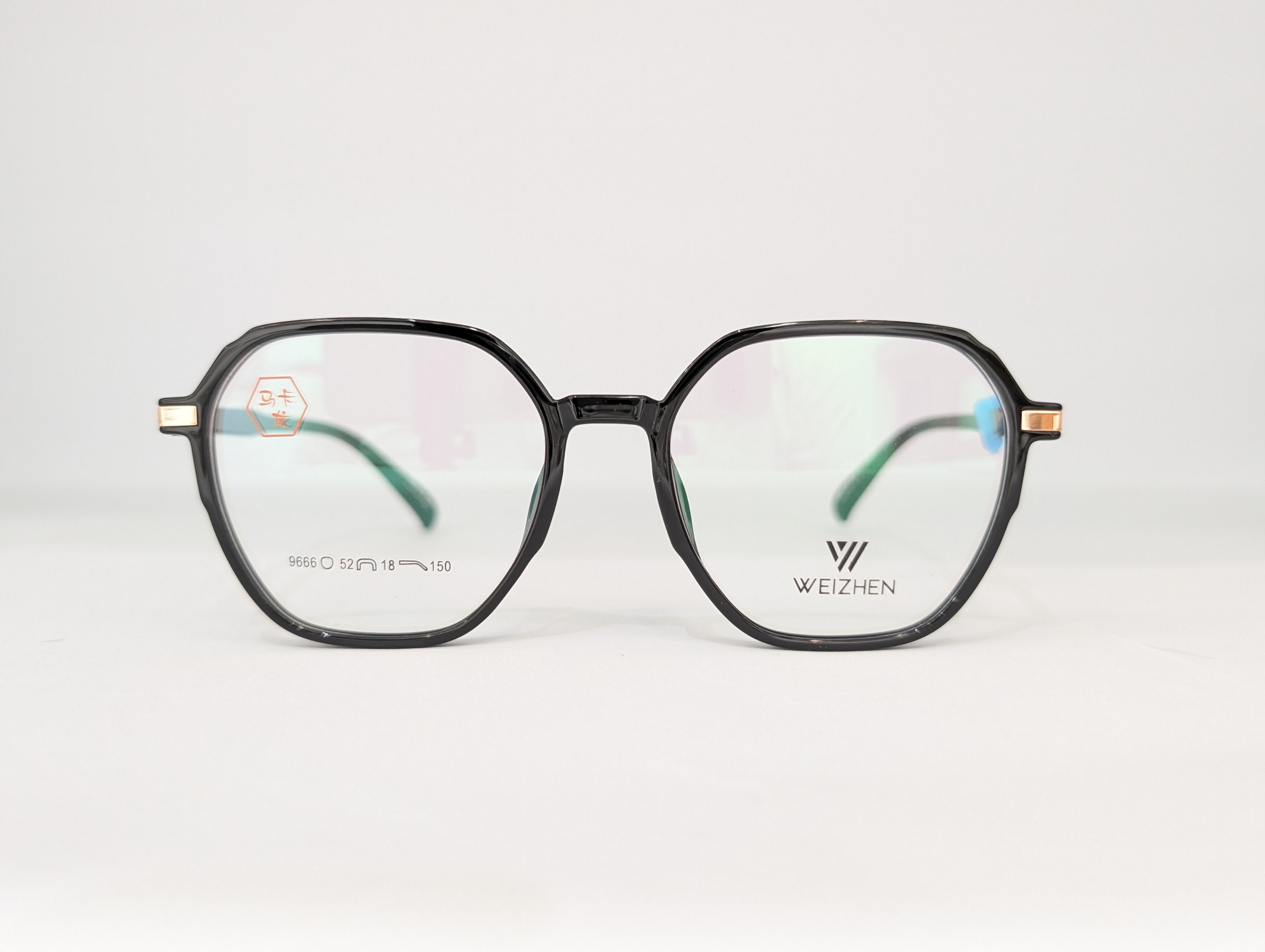 WEIZHEN EYEWEAR ( GLOSSY BLACK) Q00148 - View 1
