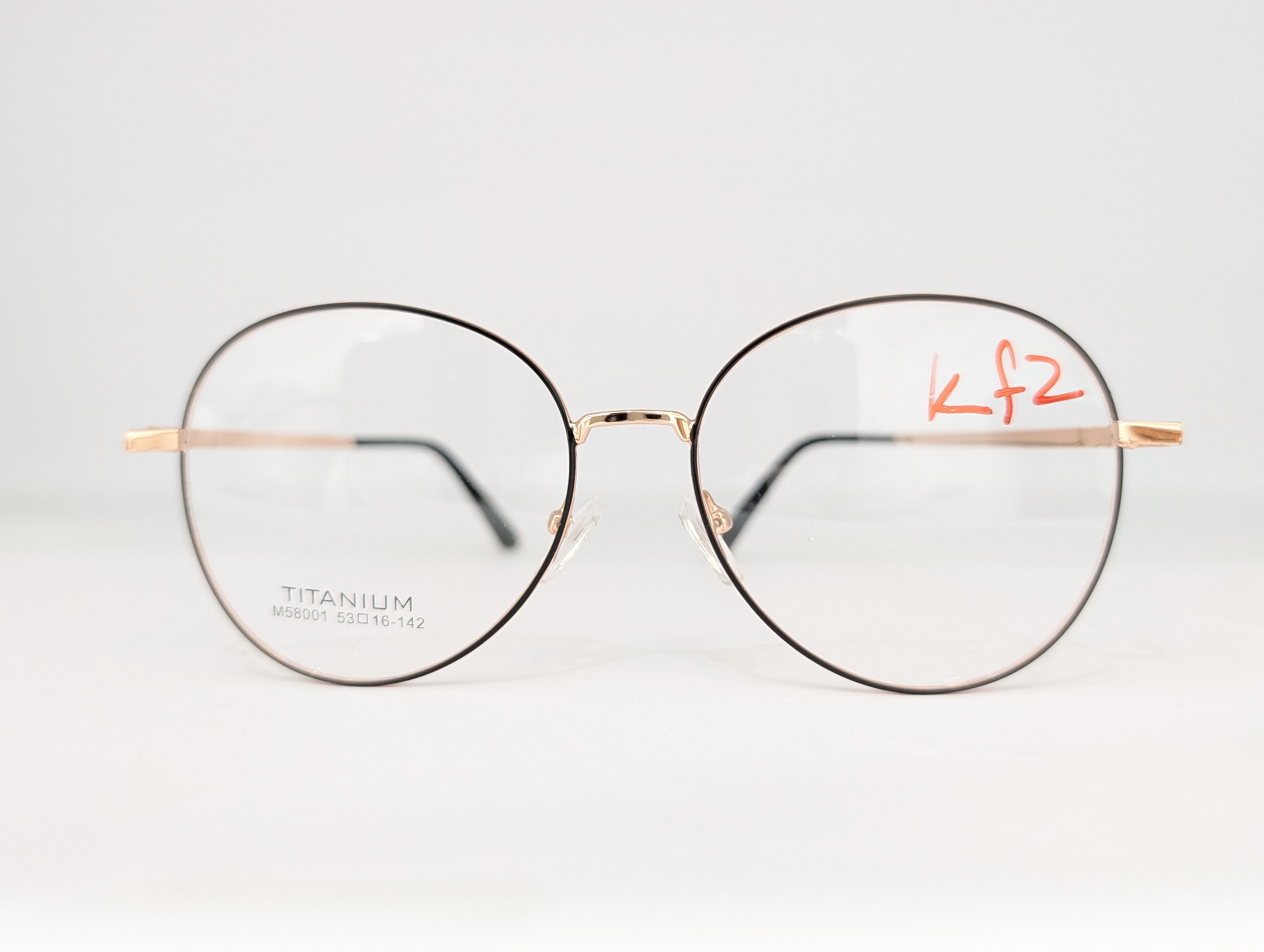 METALFRAME EYEWEAR ( DARK RIM/ROSE GOLD) Q00170 - View 1