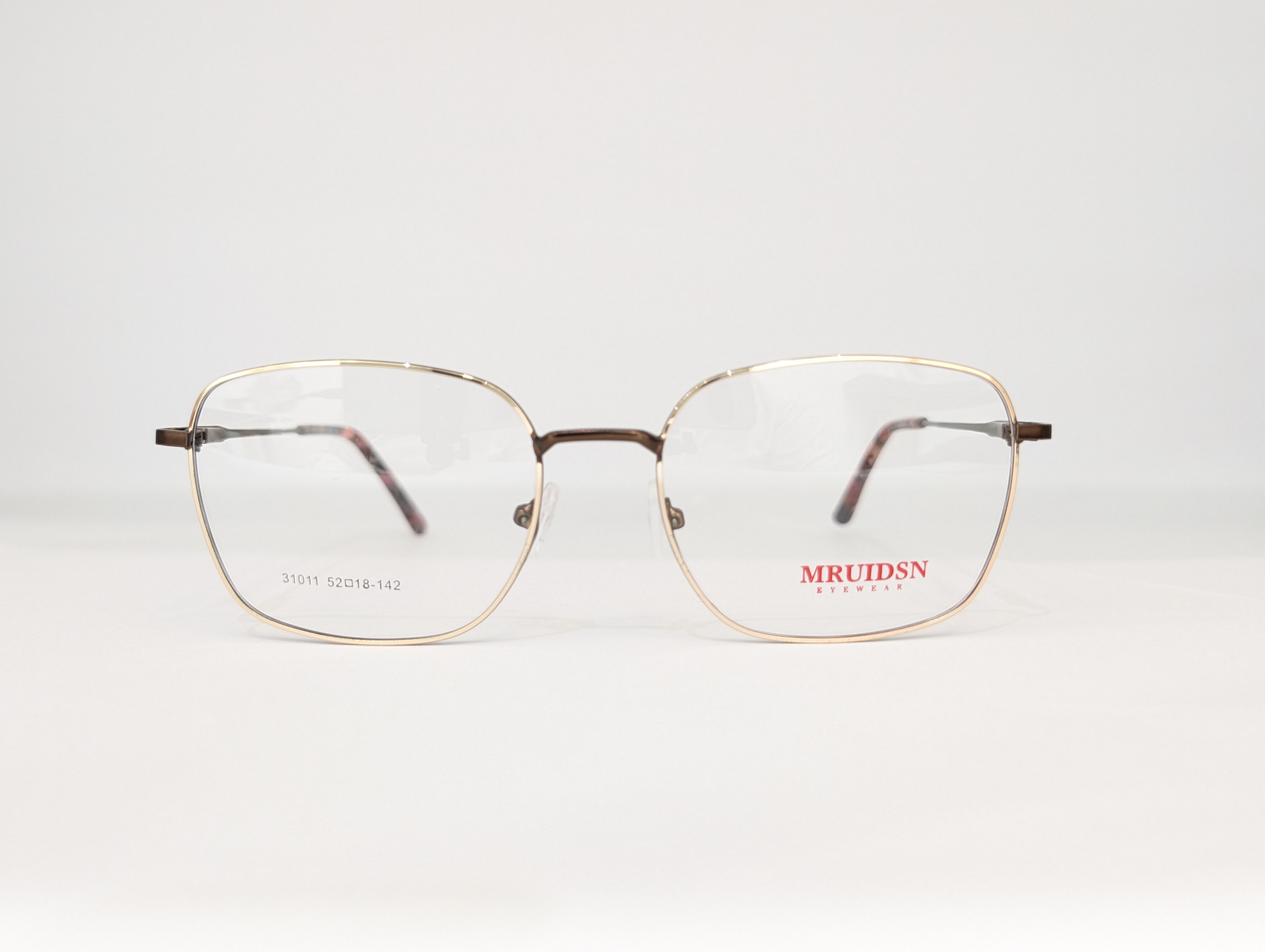 MRUIDSN EYEWEAR (GOLD RIM/BROWN) Q00173 - View 1