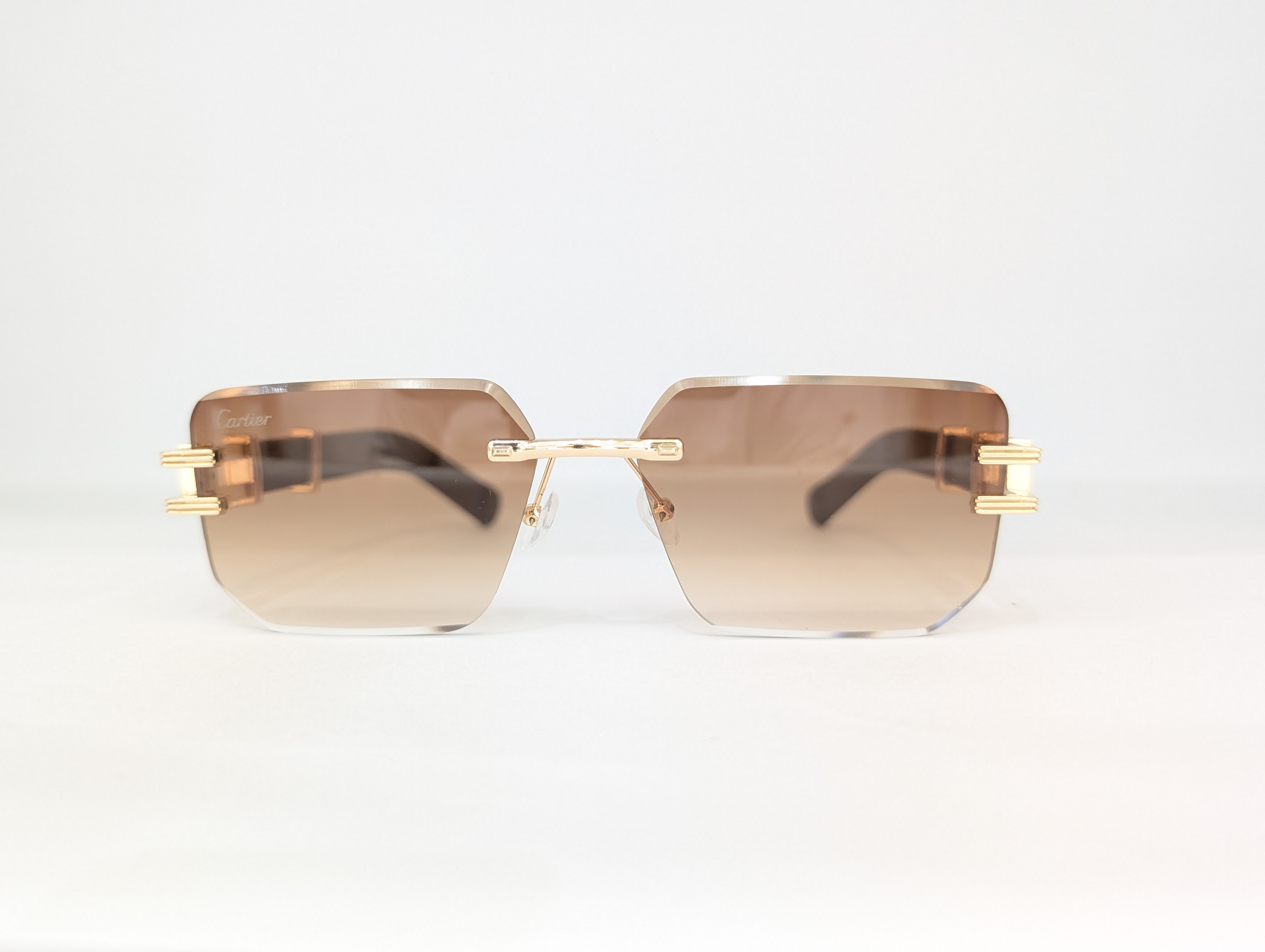 CARTIER RIMLESS( BROWN GRADIENT) Q00189 - View 1