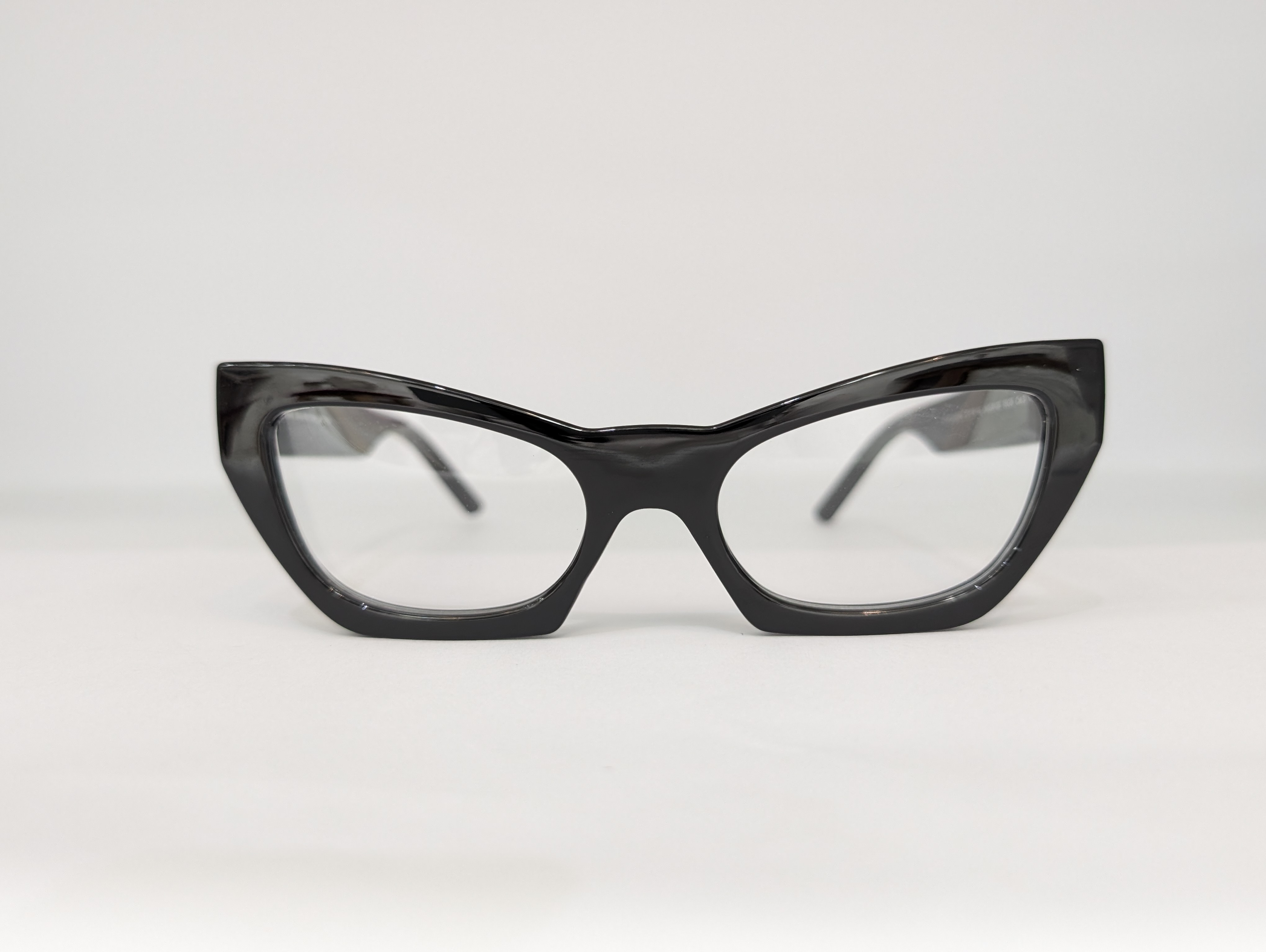 FANCY CATEYE EYEWEAR ( GLOSSY BLACK) Q00196 - View 1