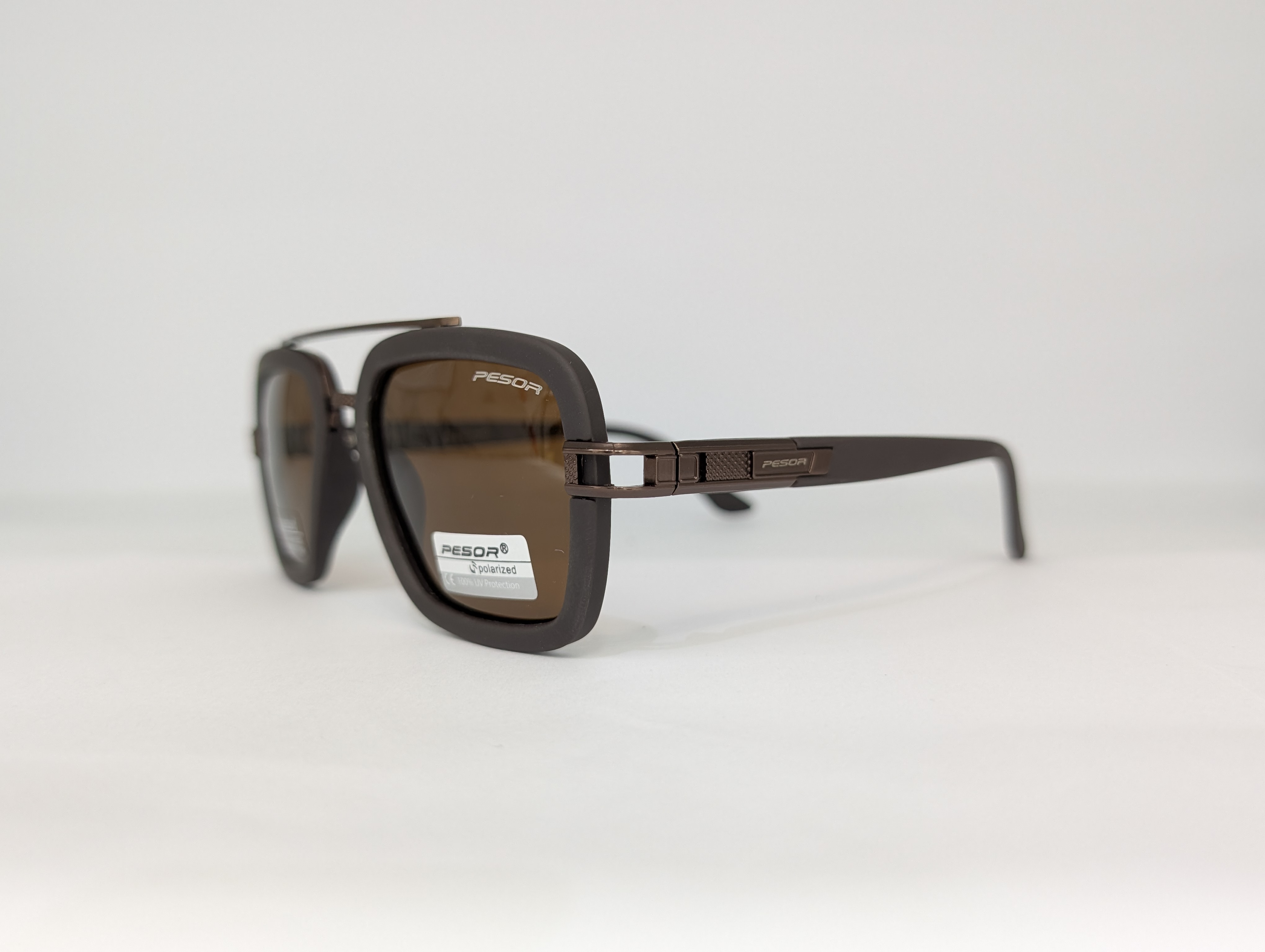 PESOR POLORIZED ( MATTE BROWN) Q00210 - View 1