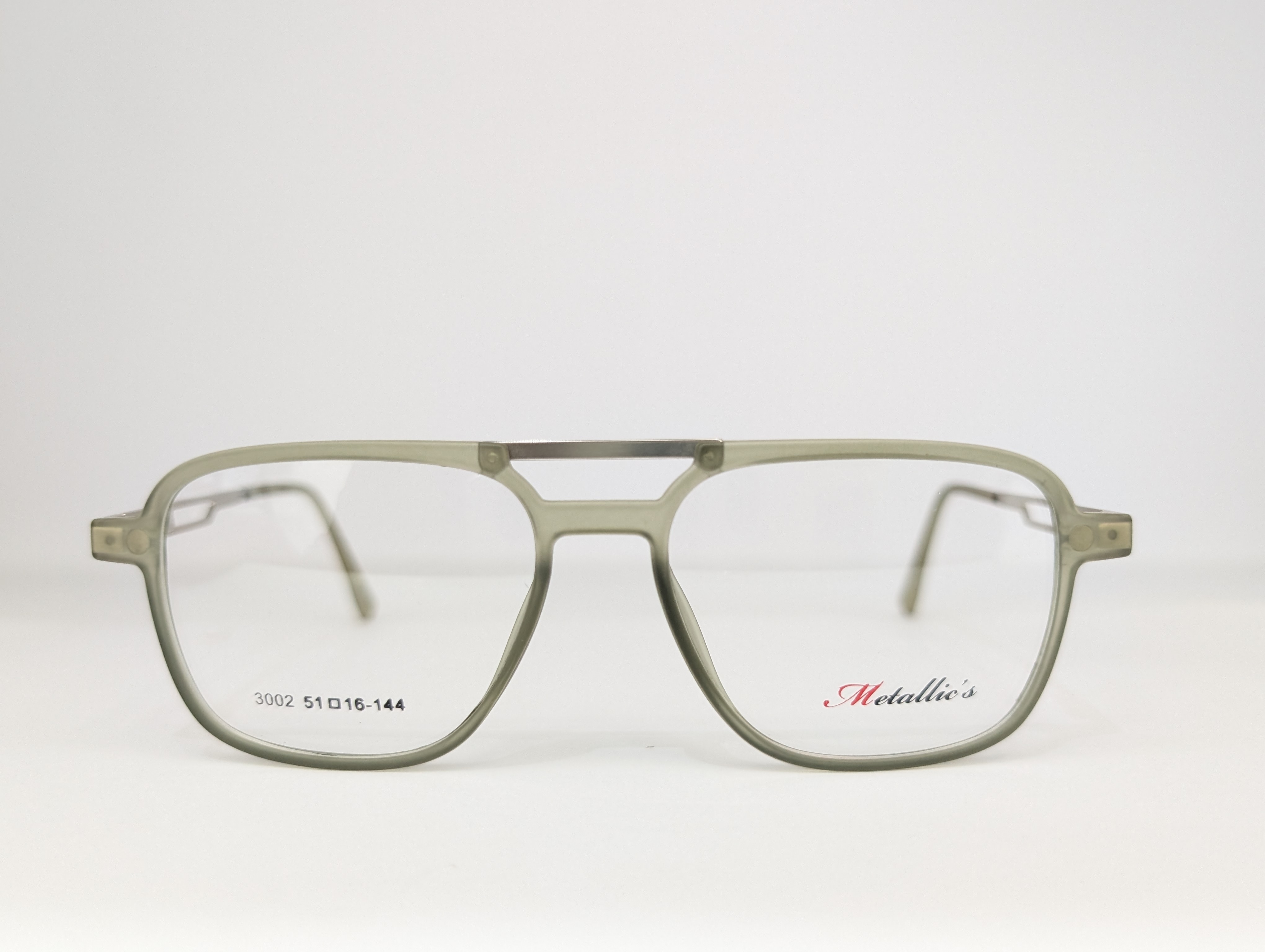 METALLIC EYEWEAR ( OLIVE GREEN) Q00240 - View 1