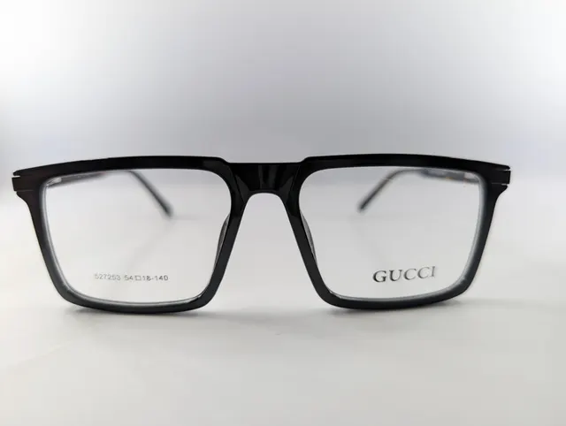 GUCCI EYEWEAR (BLACK WITH CHEETAH LEGS) Q0010