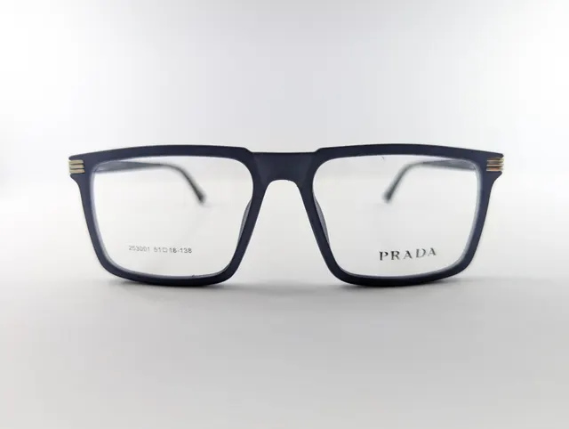 PRADA EYEWEAR (MATTE BLACK/BLUE) Q0019