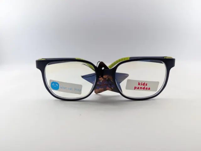 KIDS PANDA BLUE CUT (NEON GREEN) Q0031