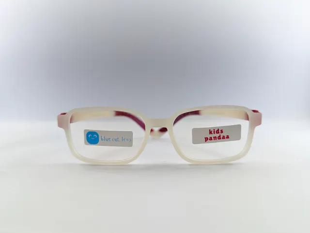 KIDS PANDA BLUE CUT (MATTE WHITE) Q0057