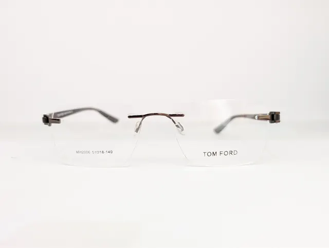 TOMFORD EYEWEAR (GUNMETAL/BROWN) Q0095