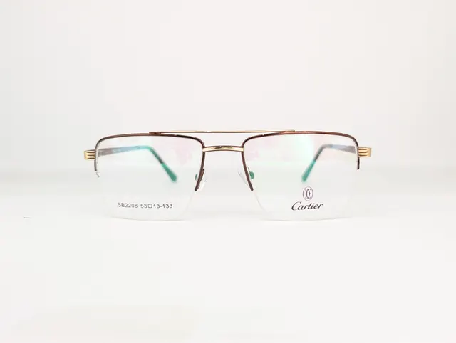 CARTIER EYEWEAR (GOLD/BROWN) Q00101