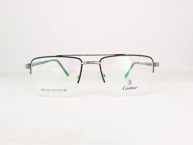 CARTIER EYEWEAR (SILVER/BLACK) Q00103