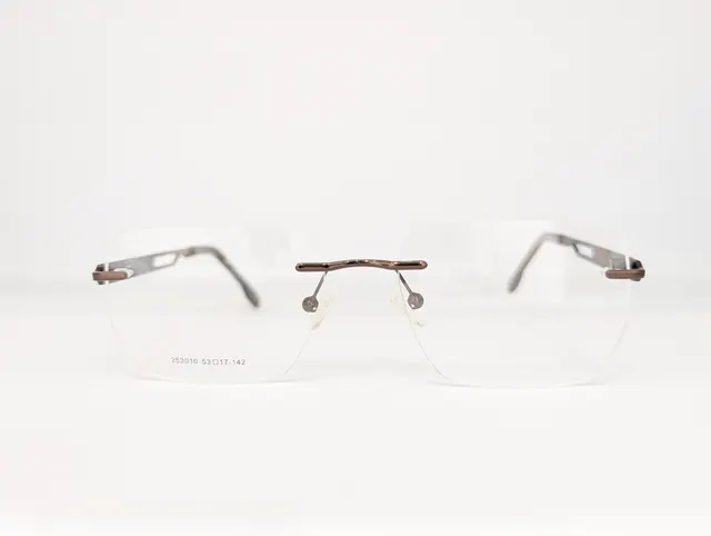 RIMLESS EYEWEAR ( BROWN BRONZE) Q00125