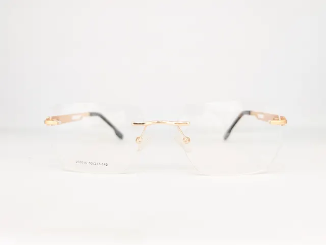 RIMLESS EYEWEAR (GOLDEN) Q00127