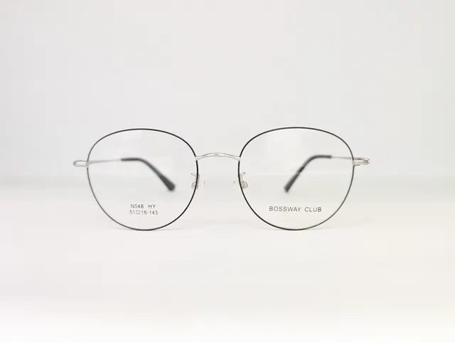 BOSSWAY EYEWEAR (BLACK RIM/SILVER)  Q00167