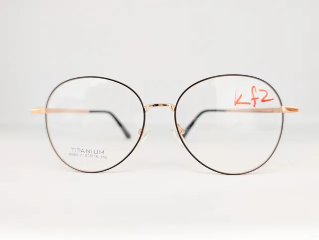 METALFRAME EYEWEAR ( DARK RIM/ROSE GOLD) Q00170