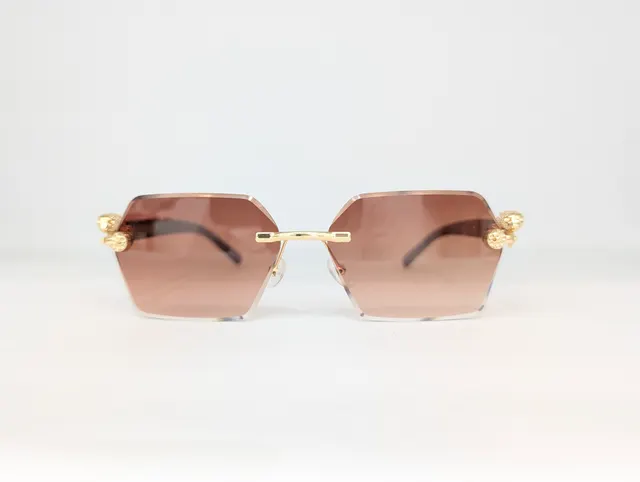 CARTIER RIMLESS( GRADIENT BROWN) Q00182