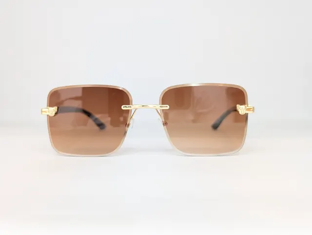 CARTIER RIMLESS (BROWN GRADIENT) Q00183