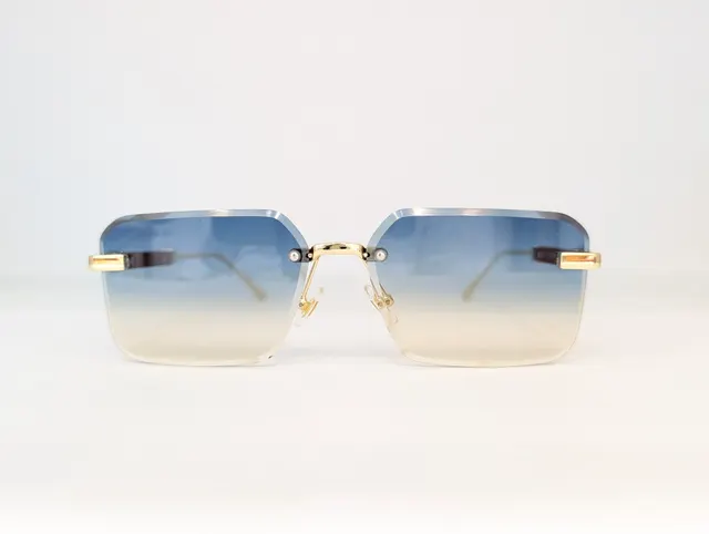 CARTIER RIMLESS( BLUE TO YELLOW) Q00184